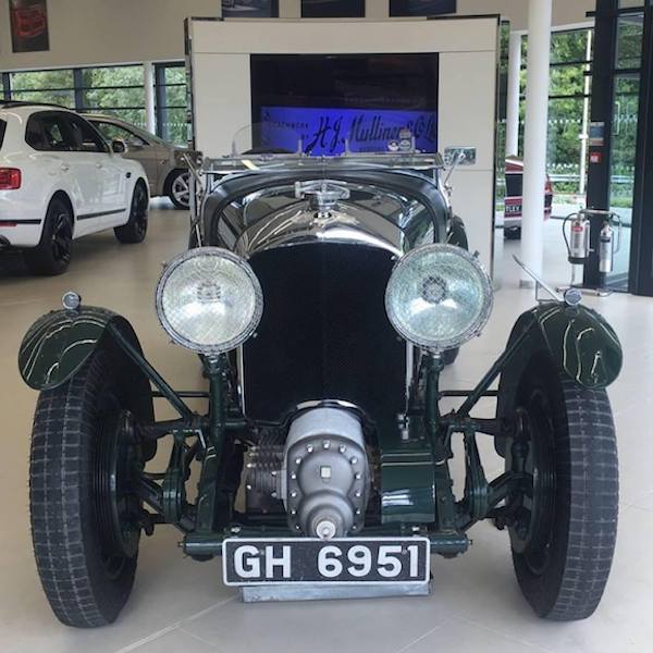 Rare Bentley Blower on show in Knutsford - So Counties