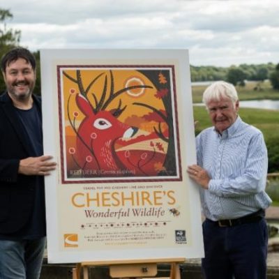 Nicky Thompson (left) with John Hulme (right).